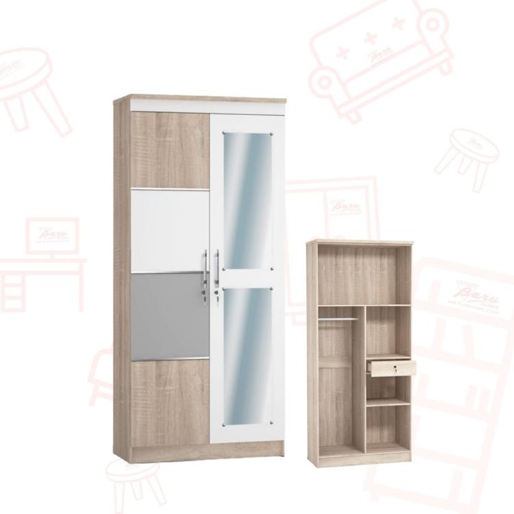 Lemari Pakaian Olympic LP 2Pintu Navaro