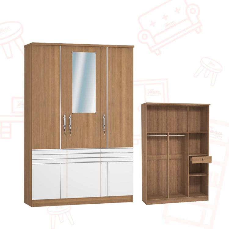 Lemari Pakaian Olympic LP 3Pintu Latte